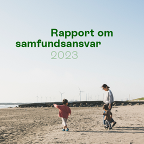 Forsidebillede fra LD Fondes Rapport om samfundsansvar 2023
